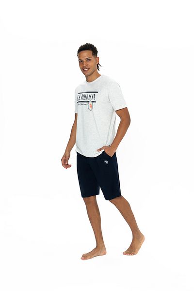 U.S. Polo Assn. Ανδρικό, Αδειοδοτημένο, USPA, (Snow Melange), Σορτς
