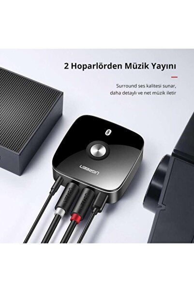 Ugreen Qualcomm Aptx Hd Bluetooth 5.1 Rca Aux Ses Adaptörü