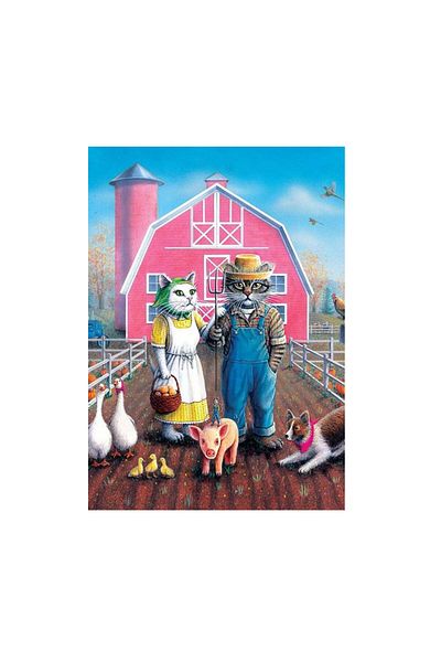 Art Puzzle 260 Piece Cat Farm 5028