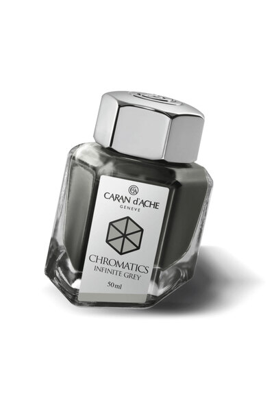 Caran d'Ache Чернина Chromatics Infnite Grey Calimara, 50 мл, сив