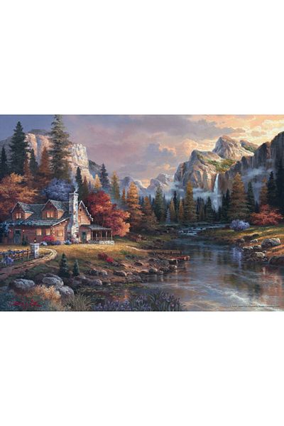 Anatolian Puzzle 500 قطعة منزل في نهاية الوادي 3533