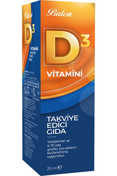 Balen D 3 Vitamini (SIVI) 20 ml
