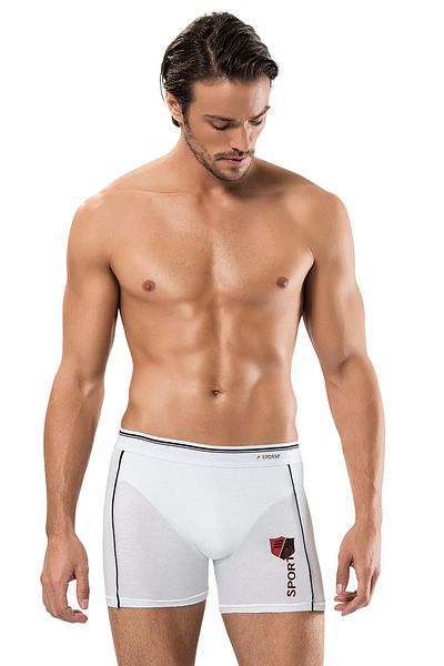 ERDEM İÇ GİYİM Erdem White Cotton Elastane Boxer 1468