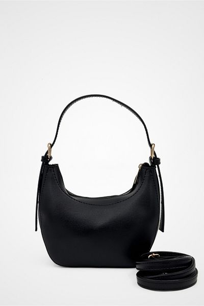 Yuka Atelier Geantă de umăr și crossbody din piele artificială de mărime medie Celina cu mâner reglabil