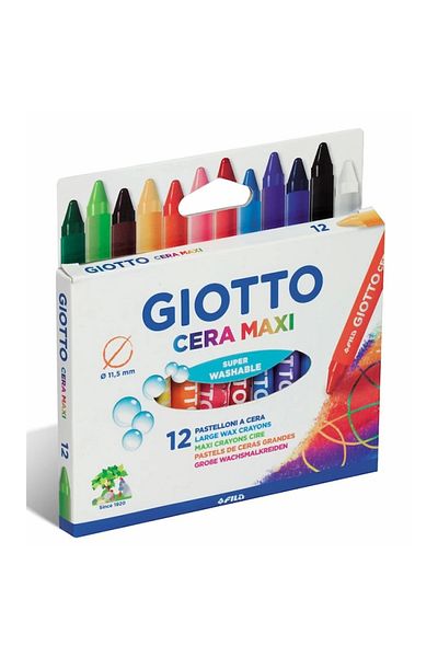 Giotto Giotto Cera Maxi Jumbo Crayon 12 Colors291200