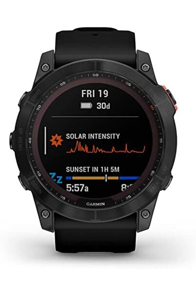 Garmin FENIX 7X – SOLAR EDITION, SLATE GREY WITH BLACK BAND