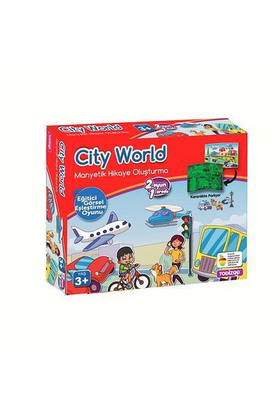 Todizoo City World 83917 Model Magnetic Story Creation