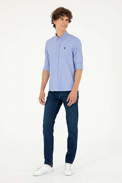 U.S. Polo Assn. Mavi Erkek Gömlek