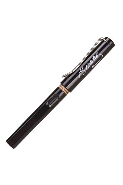 Lamy Safari Dolma Kalem Parlak Siyah Atatürk İmzalı 19Sa-M