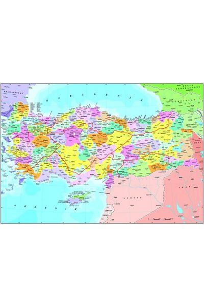Anatolian Puzzle 260 Piece Türkiye Political Map 3269