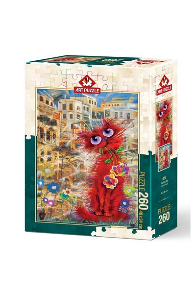 Art Puzzle 260 Pieces Red Cat 4582