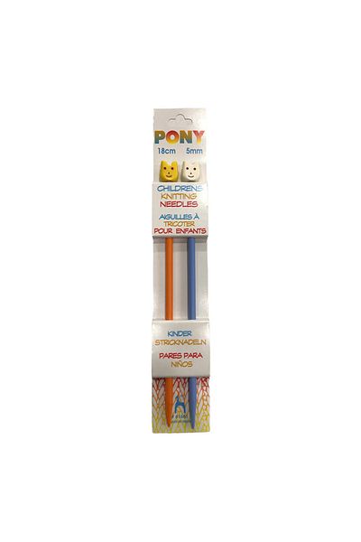 Pony Number 5 Imported 1stQuality Children's Skewers - 18 Cm Knitted Skewers