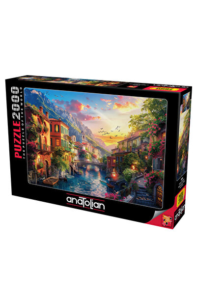 Anatolian Puzzle 2000 Piece Jigsaw Puzzle - Mediterranean Town 3969