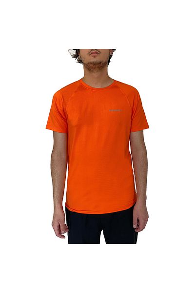 Merrell Tend Men's Orange Running T-Shirt Men's Running T-Shirt M3Tend