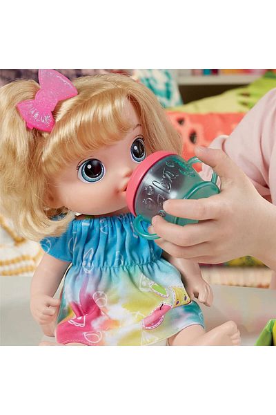 Baby Alive شقراء F7356 - ابتلاع ممتع مع طفلي