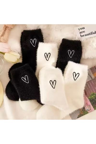 Çorap Kurdu 2-Piece Soft Scented Plush Sleeping Socks