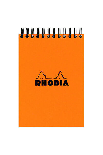 Rhodia Spiralli Kareli Bloknot Turuncu Rb 13500
