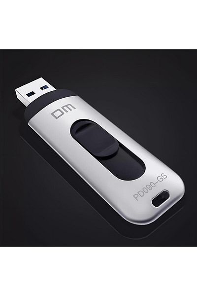 DM ذاكرة فلاش Pd090 USB 3.0 من الألومنيوم بسعة 256 جيجابايت