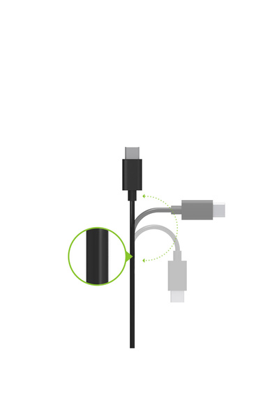 Omars Usb Type-c 3a Şarj Ve Data Kablosu - Siyah