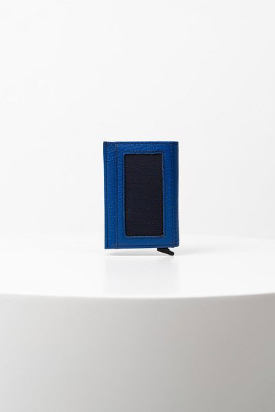 BAYDERİ Genuine Leather Valde - Card Holder Wallet with Mechanism