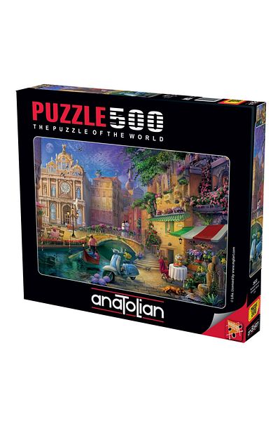 Anatolian Puzzle Romantic Venice 500 Piece Puzzle - Code: 3633