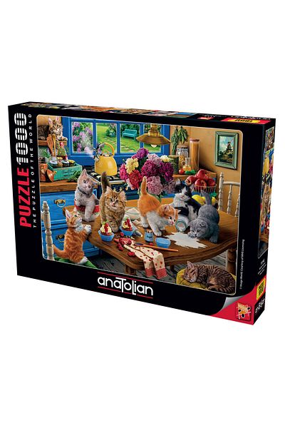 Anatolian Puzzle 1000 Pieces Kitchen Cats 1114