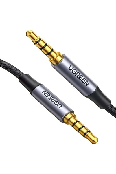 Ugreen 3.5mm Hi-fi Erkek To Erkek Trrs Aux Ses Ve Mikrofon Kablosu 1.5 Metre