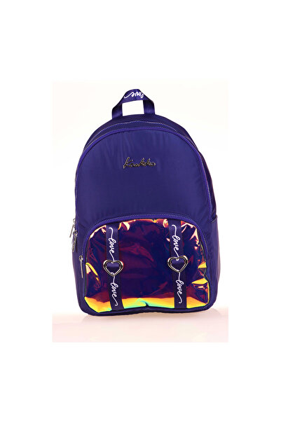 KAUKKO Navy Blue Mirror Backpack - K1768