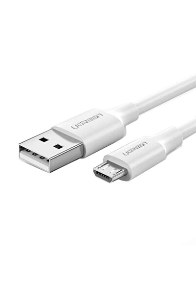 Ugreen Micro Usb Şarj Ve Data Kablosu Beyaz 50 Cm