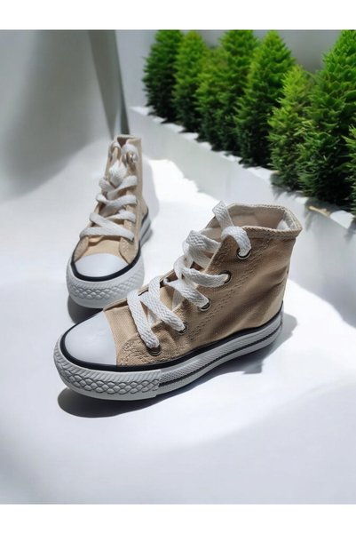 GokceKundura06 Çocuk Tam Ortopedik  Boğazlı Bağcıklı Sneaker Spor Ayakkabı