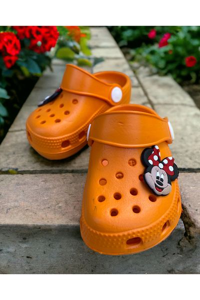 AkınalBella Micy Mouse Patterned Girl's Cross Slippers