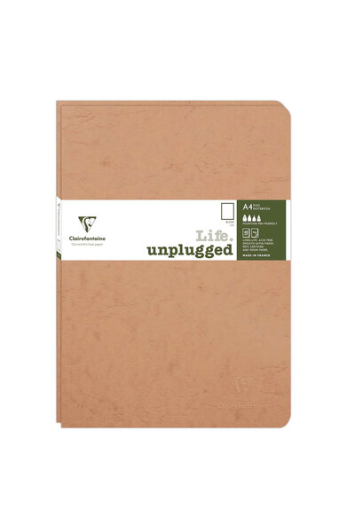 Clairefontaine Age Bag Stapled A4 Çizgisiz Defter Taba 733086C