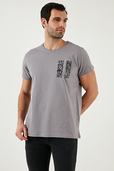 Buratti Велосипедна комір 100% бавовна Slim Fit T Shirt Чоловіча футболка 541QUINT