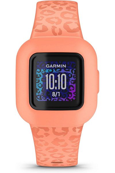 Garmin VIVOFIT JR. 3, PEACH LEOPARD