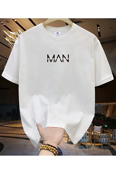 Karatopak Ανδρικό μπλουζάκι με στάμπα Unisex Oversize Crew Neck