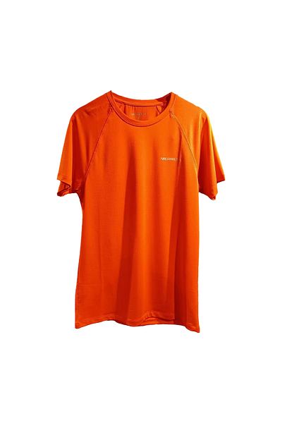 Merrell Tend Men's Orange Running T-Shirt Men's Running T-Shirt M3Tend