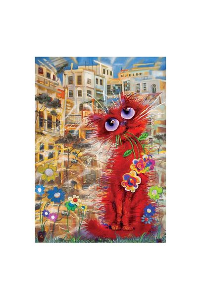 Art Puzzle 260 Pieces Red Cat 4582