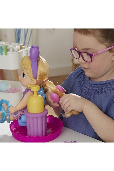 Baby Alive F5112 نموذج تصميم الشعر المتلألئ المرح