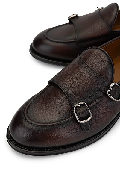 Franceschettı Franceschetti Erkek Hakiki Deri Kahverengi Loafer Ayakkabı