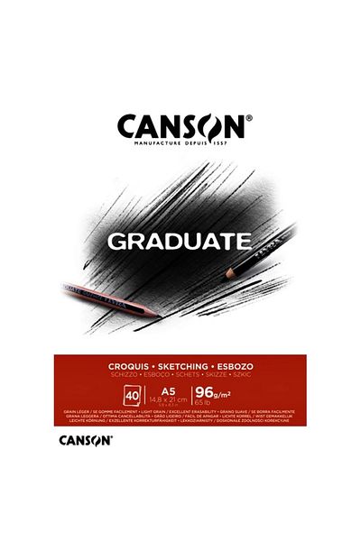 Canson دفتر رسم رسم متدرج A5 96 غرام40 Yp