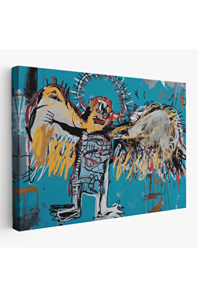 Jean Michel Basquiat'ın Düşmüş Melek Eseri Kanvas Tablo-5000