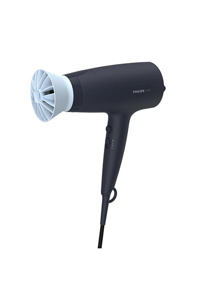 Philips Uscator de par Philips BHD360/20, 2100 W, Thermo Protect, 6 setari de viteza/temperatura, Albastru