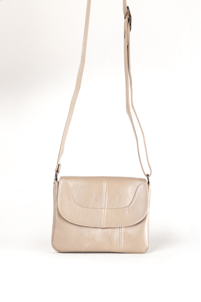 Dericlub 2034m Genuine Leather Women's Crossbody Bag Mink
