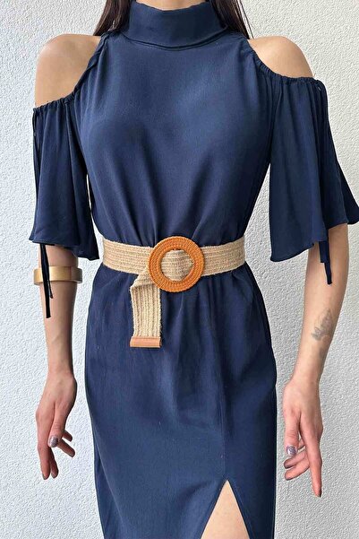 LİA KEMER Femei Cureaua elastica Cureaua de paie Curea de haina Cureaua de ta...