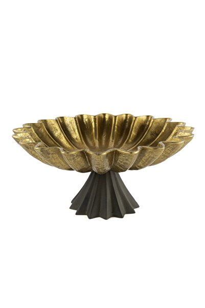 Mikasa Moor Liny Gold Ayaklı Dekor Kase 40x18cm