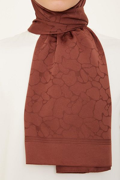 Armine Σάλι Jacquard Safir - AT1SFR - 35 - Καφέ