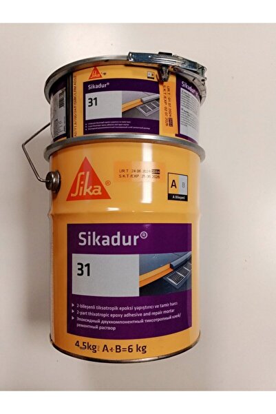 Sika SİKADUR-31  İki bileşenli tiksotropik epoksi yapıştırıcı ve tamir harcı ...