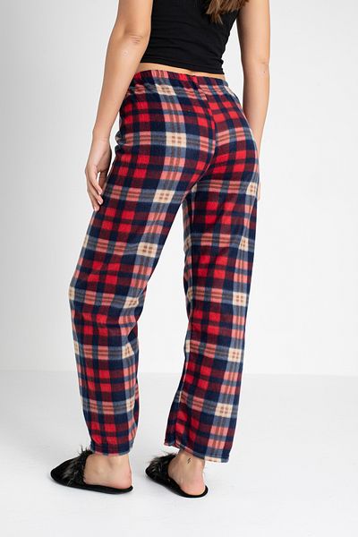Özlem & Donex Thick Fleece Fabric Elastic Waist Women's Pajama Bottoms