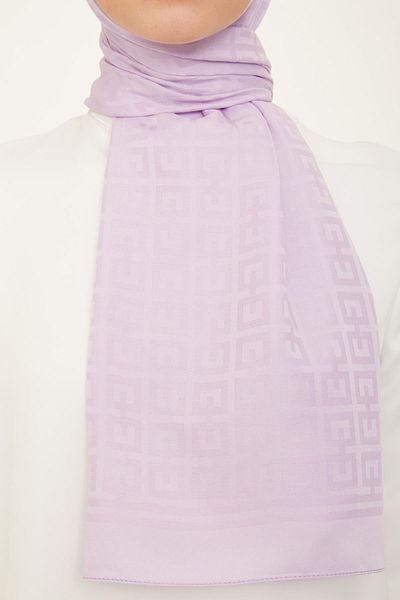 Armine Şal Safir Jacquard - AT2SFR - 24 - Liliac