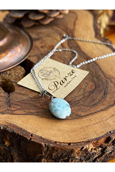 parze doğaltaş قلادة لاريمار من الحجر الطبيعي